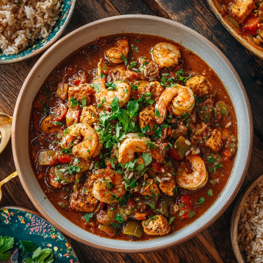 Chicken and Shrimp Jambalaya