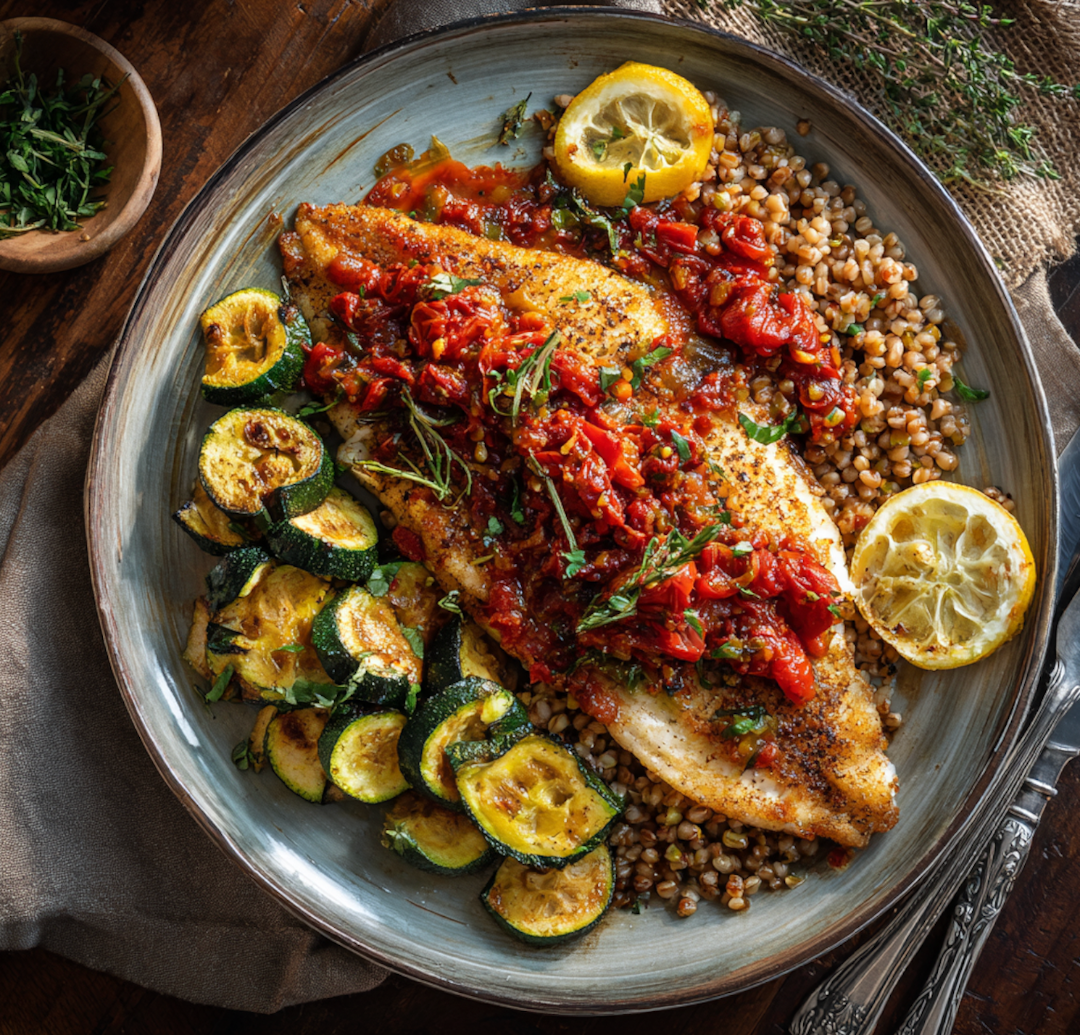 Tilapia peperonata
